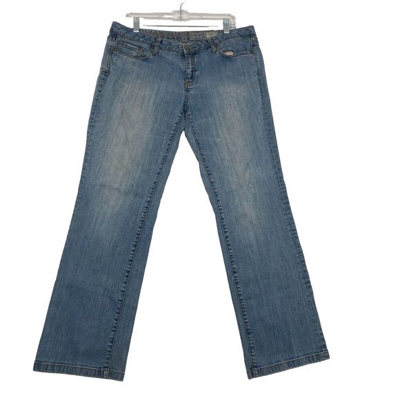 Vintage Converse Womens Size 14 Jeans‎ 1974 Hip Huggers Blue Denim Hong Kong - Picture 1 of 16